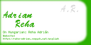 adrian reha business card